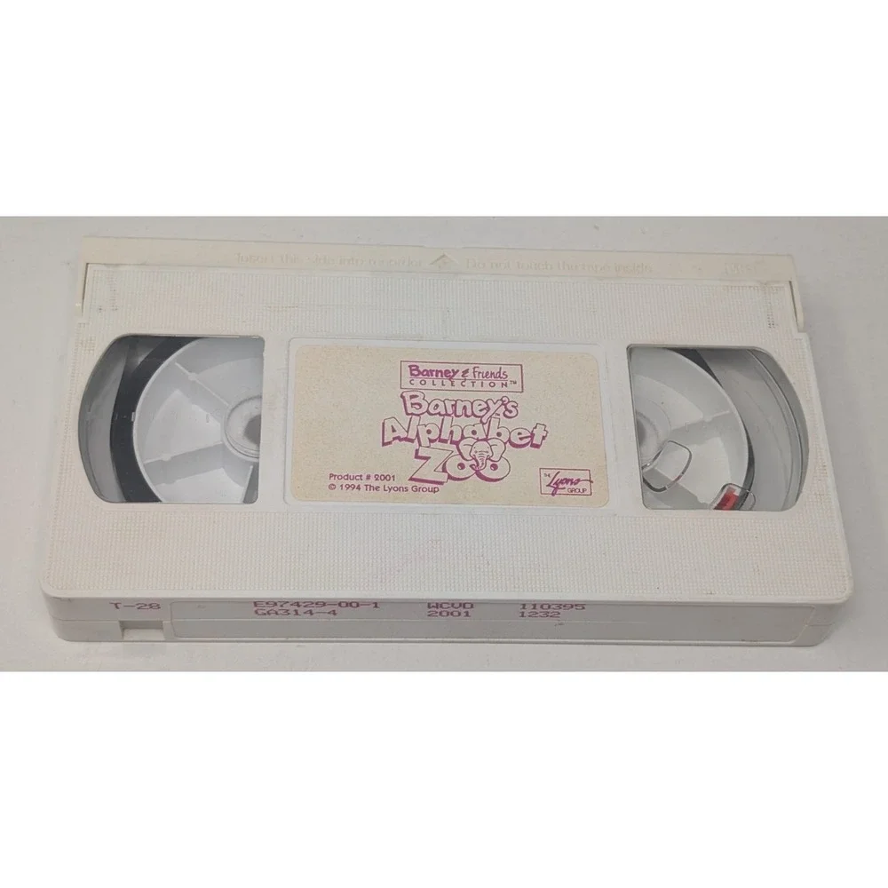 Barney and Friends Collection‎ Barneys Alphabet Zoo VHS 1994 Kids Cartoon Movie